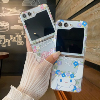 เคสโทรศัพท์มือถือ PC แข็ง กันกระแทก ลายการ์ตูนเมโลดี้ สําหรับ Samsung galaxy z Flip 5 galaxy z flip4 flip3 flip2 flip1