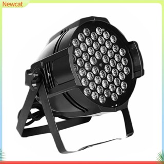 {Newcat} โคมไฟดิสโก้ Led 54 ดวง อะลูมิเนียม 180W AC 120-240V สําหรับเต้นรํา ปาร์ตี้ DJ KTV