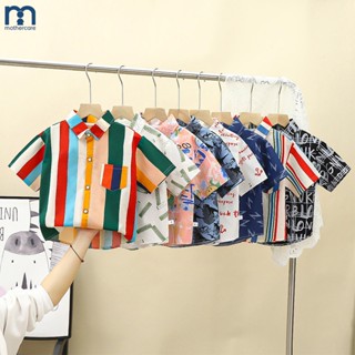 Mothercare เสื้อแขนสั้นเด็ก เสื้อฮาวายชายบางฤดูร้อน