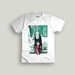 เวรเอ้ย  T-shirt Spirited Away _ Hayao Miyazaki Film in White T Shirt (MOVIE SERIES)_07