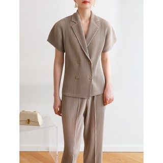 2MUAY รุ่น GJO8533 THICK SHORT SLEEVE COLLAR BUTTON FRONT PL…