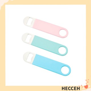 Hecceh ที่เปิดขวดเบียร์ สเตนเลส พลาสติก 7 นิ้ว 3 สี 6 ชิ้น