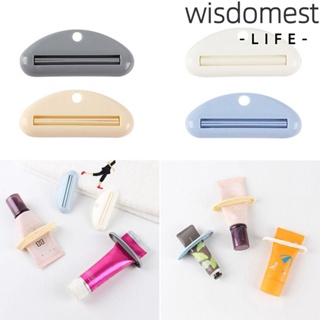 Wisdomest เครื่องบีบยาสีฟัน พลาสติก สุ่มสี ทนทาน 4 ชิ้น