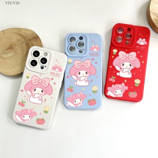 VIVO Y20 Y20i Y20S G Y12S Y12A Y17 Y15 Y12 Y16 Y19 Y91 Y95 Y91C Y1S 2021 เคสวีโว่ สำหรับ Cartoon Merlot  เคส เคสโทรศัพท์