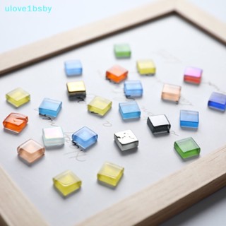 Ulove1bsby กระเบื้องโมเสคแก้วคริสตัล แฮนด์เมด DIY สําหรับเด็ก 100 กรัม ต่อล็อต TH