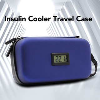 Lily PERS Mini Insulin Cooler Bag ฉนวนกันความร้อนอุณหภูมิจอแสดงผลยาเบาหวานอุปกรณ์กระเป๋าเดินทาง