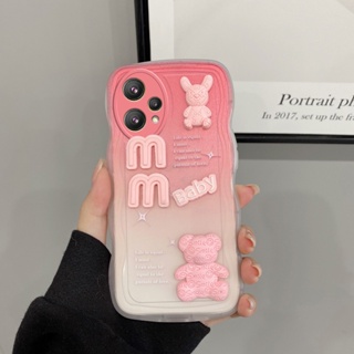 เคส realme9 4g เคสโทรศัพท์มือถือ ลายตุ๊กตา 3D ไล่โทนสี สําหรับ realme9 4g