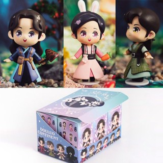 [พร้อมส่ง] ของแท้ ตุ๊กตาฟิกเกอร์ Douluo Mainland Mystery Box TV Drama Merchandise Tang Sanxiaowu Zhu Zhu Qingma Hongjun