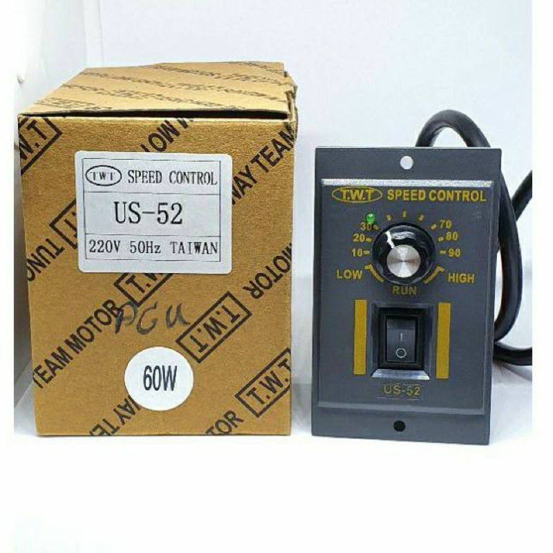แท้ US-52 เครื่องควบคุมความเร็วมอเตอร์ SPEED CONTROL MOTOR