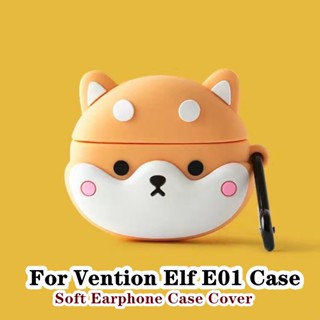 【ส่วนลด】เคสหูฟัง แบบนิ่ม ลายการ์ตูน สําหรับ Vention Elf E01 E01