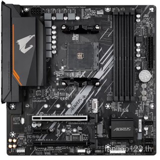 Gigabyte เมนบอร์ดแกะสลัก ขนาดเล็ก B550M AORUS ELITE B450M K B450M DS3H รองรับคอมพิวเตอร์ AM4