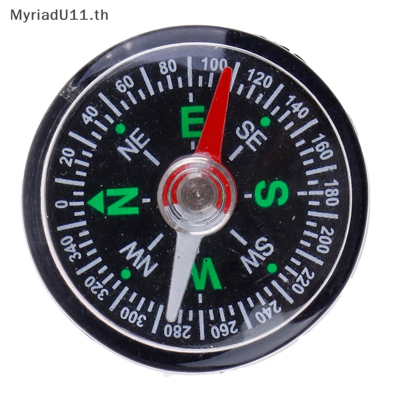 Myriadu เข็มทิศนําทาง ขนาดเล็ก 30 มม. สําหรับตั้งแคมป์ เดินป่า ท่องเที่ยว เอาตัวรอด