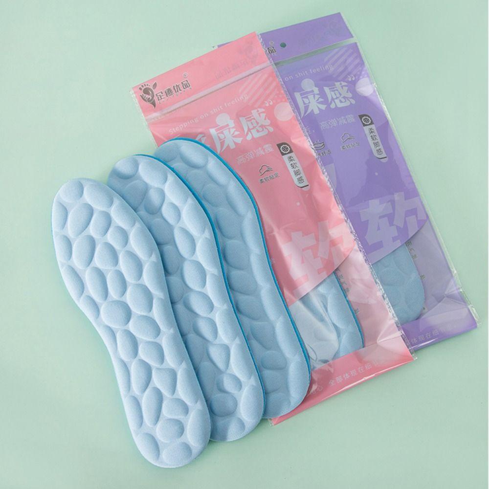 Uumir Orthopaedic Insoles, 4D Cuttable นวด Insoles, รองเท้าอุปกรณ์เสริมหน่วยความจําโฟม Anti-pain Shock Absorption Mindinsoles รองเท้าผู้หญิงผู้ชายกีฬา
