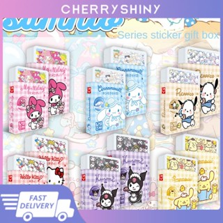 สติกเกอร์ ลายการ์ตูน Sanrio Kuromi Sanrio กันน้ํา สําหรับตกแต่ง 120 ชิ้น