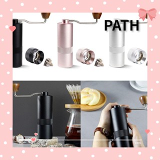 Path เครื่องบดกาแฟ เครื่องเทศ แฮนด์เมด ด้ามจับไม้ สเตนเลส