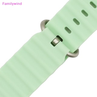 Familywind&gt; สายนาฬิกาข้อมือซิลิโคน สําหรับ Apple Watch 42 44 45 49 มม. iWatch Series 8 7 6 5 4 3 2 1 SE