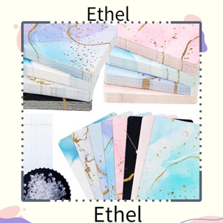 Ethel1 ถุงกระดาษใส่เครื่องประดับ ต่างหู 7*16 ซม. 6*9 ซม. สําหรับสร้อยคอ ต่างหู DIY 200 ชิ้น