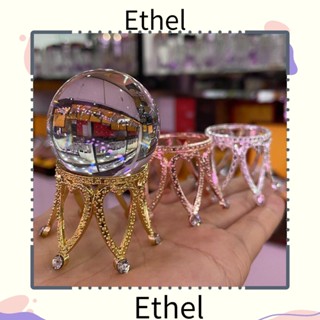 Ethel1 มงกุฎคริสตัลบอล ฐานทรงกลม สําหรับตกแต่งบ้าน ออฟฟิศ