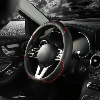 ปลอกหนังหุ้มพวงมาลัยรถยนต์ สําหรับ Isuzu D-Max & Etc MUX APV Ignis Edition VGS TROOPER DIABLO