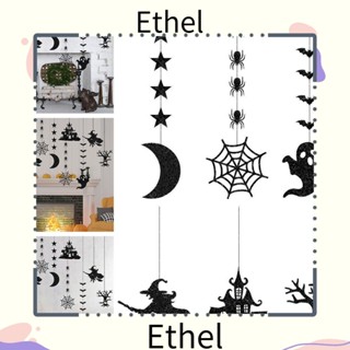 Ethel1 แบนเนอร์แขวนประตู เทศกาลผี สําหรับตกแต่งบ้าน ฮาโลวีน