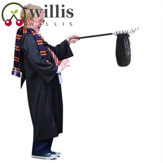 Willis ถุงขนมฮาโลวีน ถุงขนมฮาโลวีน อุปกรณ์ประกอบฉากแม่มด พลาสติก แบบพกพา งานรื่นเริง มือถือ