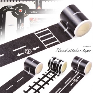 DIY Road Railroad Paper Tape Removable Kids Car Toy Floor Sticker Home Decor