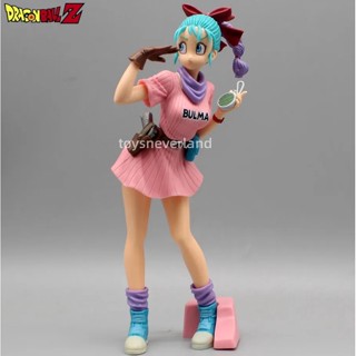 ฟิกเกอร์ Pvc อนิเมะ Dragon Ball Z Bulma Glitter &amp; Glamours Gk Girl ขนาด 24 ซม.