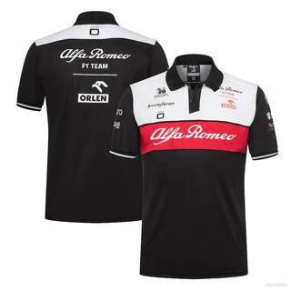 Alfa Romeo F1 Team ORLEN 2022 เสื้อยืดโปโลลําลอง พลัสไซซ์ สําหรับผู้ชาย และผู้หญิง