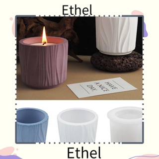 Ethel1 แม่พิมพ์ซิลิโคน ทรงกลม สไตล์มินิมอล สําหรับทําเทียน DIY