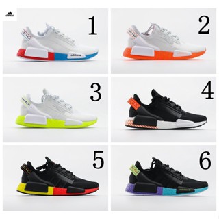 พร้อมส่ง NMD_R1 V2 Boost รองเท้าผ้าใบ รองเท้าวิ่ง แบบนิ่ม ระบายอากาศ สําหรับผู้ชาย ผู้หญิง