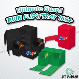 Ultimate Guard - TWIN FLIPnTRAY 160+ XenoSkin Deck Case กล่องใส่การ์ด และ อุปกรณ์เสริม