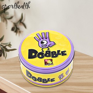 การ์ดเกมโลหะ รูปสัตว์ Spot It Dobble สําหรับเด็ก [sporthealth.th]