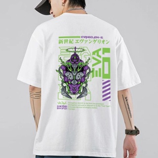 ราคาถูก ญี่ปุ่นอะนิเมะพิมพ์อุปกรณ์ต่อพ่วงแขนสั้น 01 เครื่องแรกเสื้อยืด eva อุปกรณ์ต่อพ่วงผ้าฝ้ายน้ำชายและหญิง เสื้อคู่