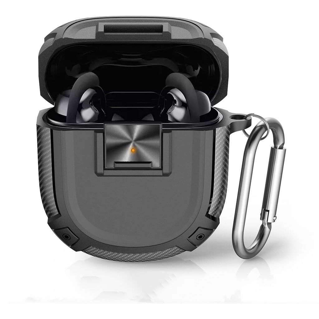 เคสหูฟัง Bose QuietComfort II (2022) /Bose QuietComfort Ultra (2023) กันกระแทก พร้อมหัวเข็มขัด