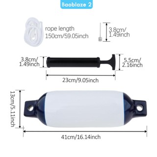 [baoblaze2] บังโคลนเรือ PVC สําหรับเรือใบ เรือประมง