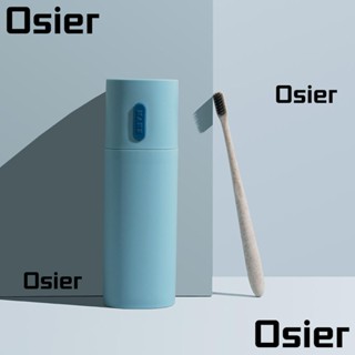 Osier1 ที่จัดระเบียบแปรงสีฟัน ยาสีฟัน อเนกประสงค์ สร้างสรรค์ สีฟ้า สําหรับเดินทาง ตั้งแคมป์ ท่องเที่ยว บ้าน