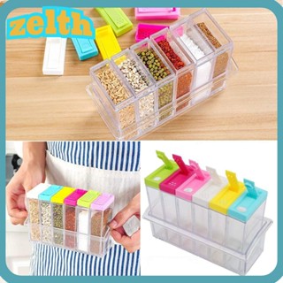 Zelth ชั้นวางขวดเครื่องเทศ สมุนไพร DIY