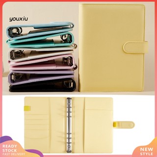 Y" เคสโน้ตบุ๊กทั่วไป หนังเทียม กันน้ํา 6 รู ขนาด A5 สําหรับเป็นของขวัญ