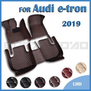 Rhd พรมปูพื้นรถยนต์ สําหรับ Audi e-tron 2019 แผ่นรองพื้นรถยนต์ กําหนดเอง อุปกรณ์เสริมภายใน