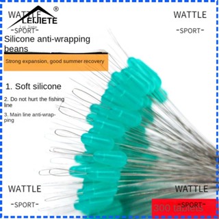 Wattle จุกยางใส แบบนิ่ม อุปกรณ์เสริม สําหรับตกปลา 300 ชิ้น