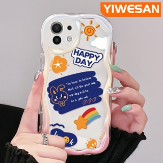 เคสโทรศัพท์มือถือ แบบใส ลายการ์ตูนกระต่ายน่ารัก สีรุ้ง สําหรับ Xiaomi 12T Pro 11 Lite 5G NE 12 Lite