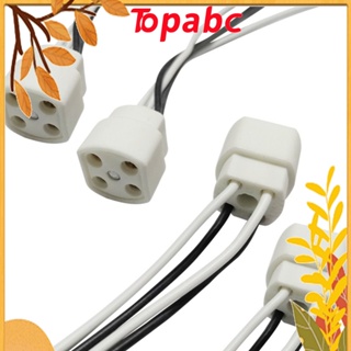 Top ซ็อกเก็ตหลอดไฟเซรามิค G10Q 4-Pin FC8T9/DL 4 ชิ้น