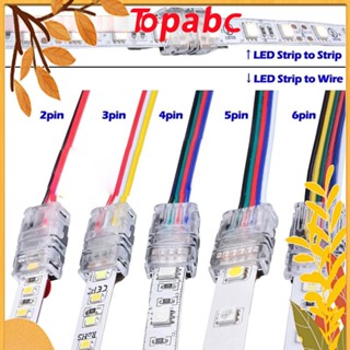 Top แถบเชื่อมต่อสายไฟ LED 2pin 3pin สําหรับ RGB RGBW RGBWW 3528