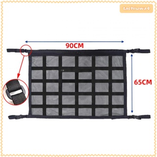 [Tachiuwa] กระเป๋าตาข่ายเก็บของ ติดเพดานรถยนต์ ติดตั้งง่าย ประหยัดพื้นที่ สําหรับรถยนต์