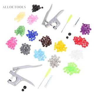 [alloetools.th] คีมกดกระดุมโลหะ T5 T8 150 ปุ่ม อุปกรณ์เสริม สําหรับเย็บผ้า DIY