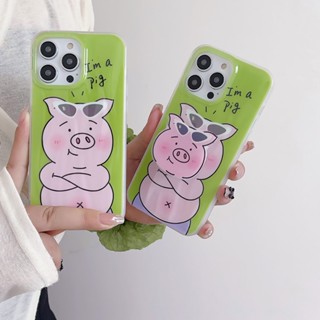 เคสโทรศัพท์มือถือ ป้องกันฝุ่น กันกระแทก ลายหมู Martha แฟชั่น พร้อมขาตั้ง สําหรับ Iphone 14 12 Pro Max Sweet IP 13 11 Pro Max