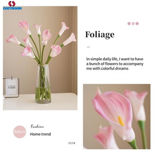 New Simulation flower Calla Lily Pu Long Pole Large  Various colors Single Decorative Simulation Flower Feel Simulation Curled Calla Lily cynthia cynthia cynthia