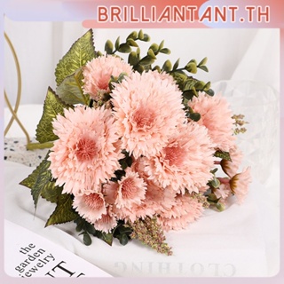 ใหม่ดอกไม้จำลองดอกทานตะวัน Sun Flower Fragrance Carnation Daisy Home Photography Props Decoration Fake Flowers bri