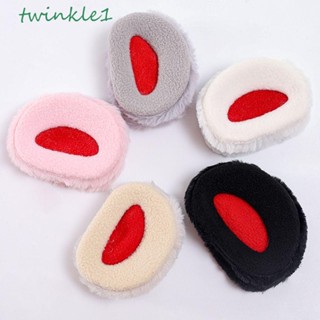 Twinkle1 ที่ปิดหูกันหนาว ผ้าฟลีซ แบบหนา ให้ความอบอุ่น สีแคนดี้ สําหรับผู้ชาย และผู้หญิง