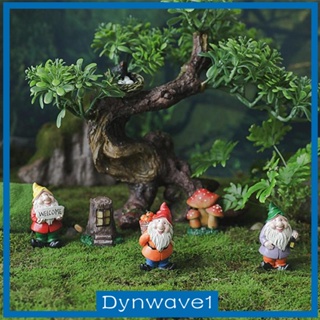 [Dynwave1] ฟิกเกอร์รูปปั้นคนแคระ สําหรับตกแต่งสวน 7 ชิ้น